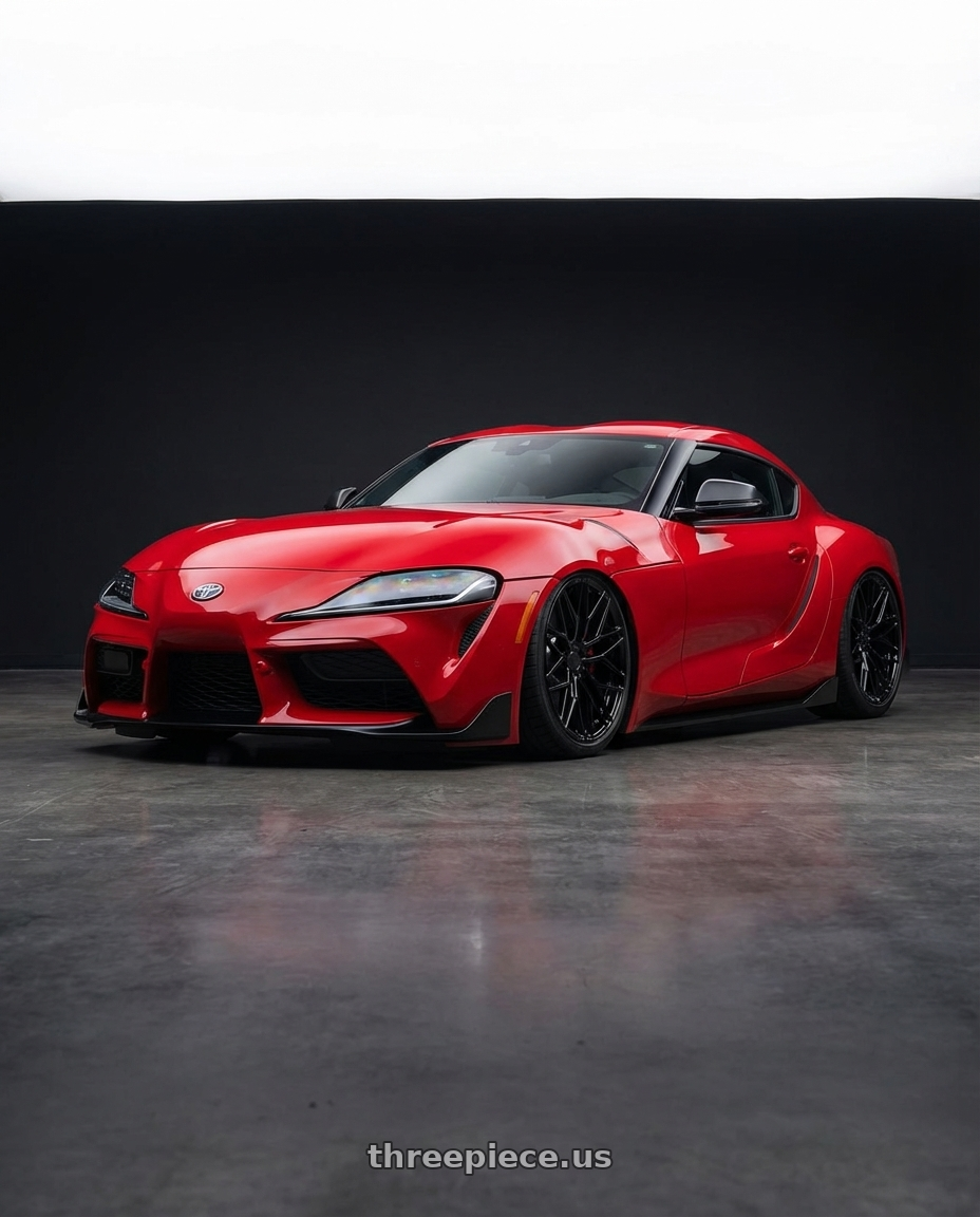 2023 Toyota GR Supra with Avant Garde Wheels M520R 5X112 19x9.5 +40 Gloss Black wheels