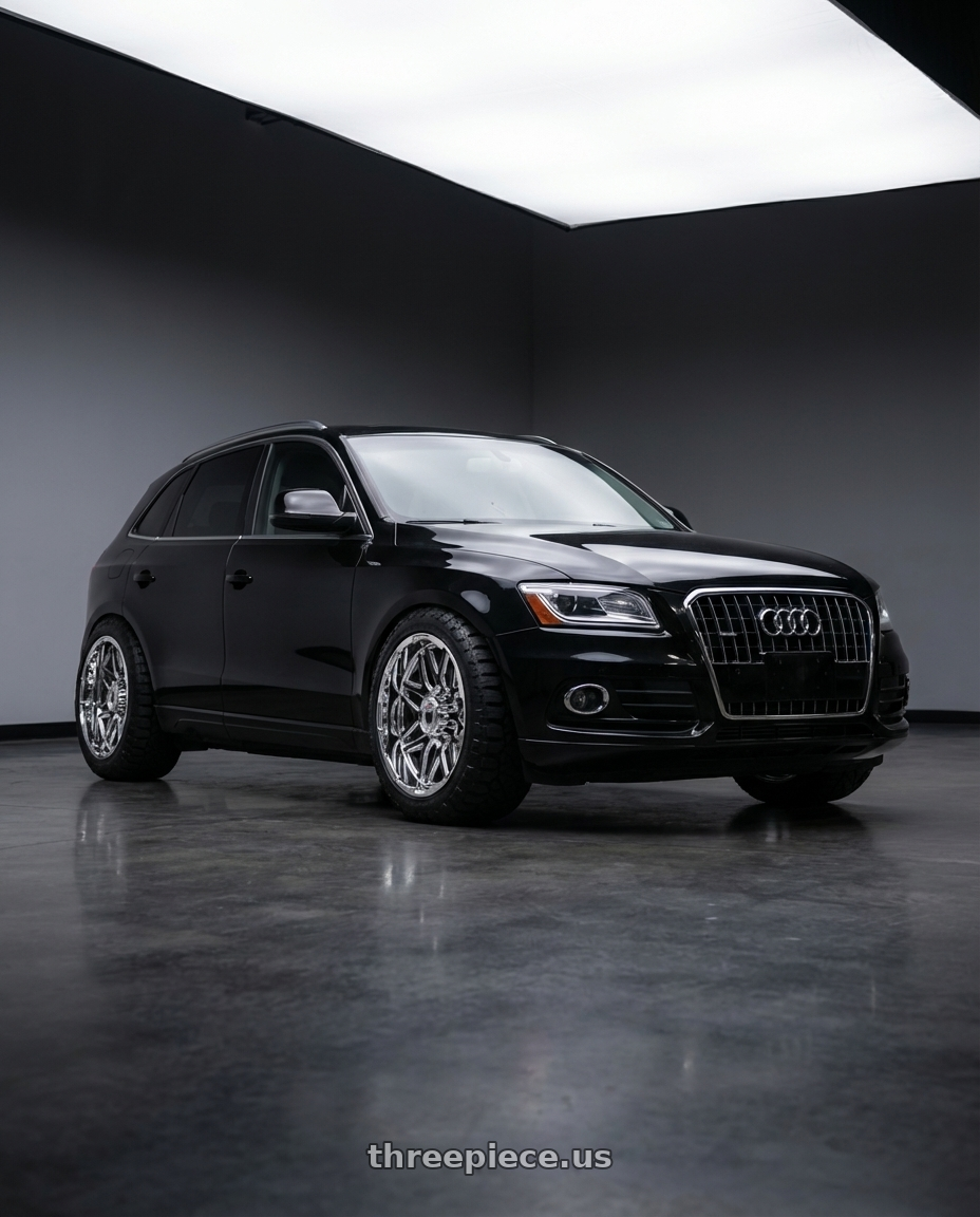 2017 q5 2.0t with American Truxx Grind AT151 6X135 20X9+0 Chrome wheels
