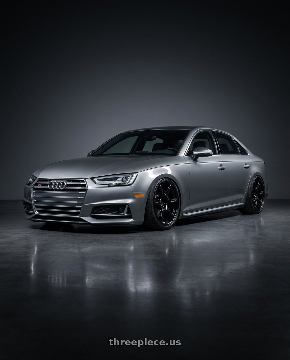 2015 Audi S4 B8.5 with Advan RGIII 5x112 19x8.5+45 Gloss Black wheels