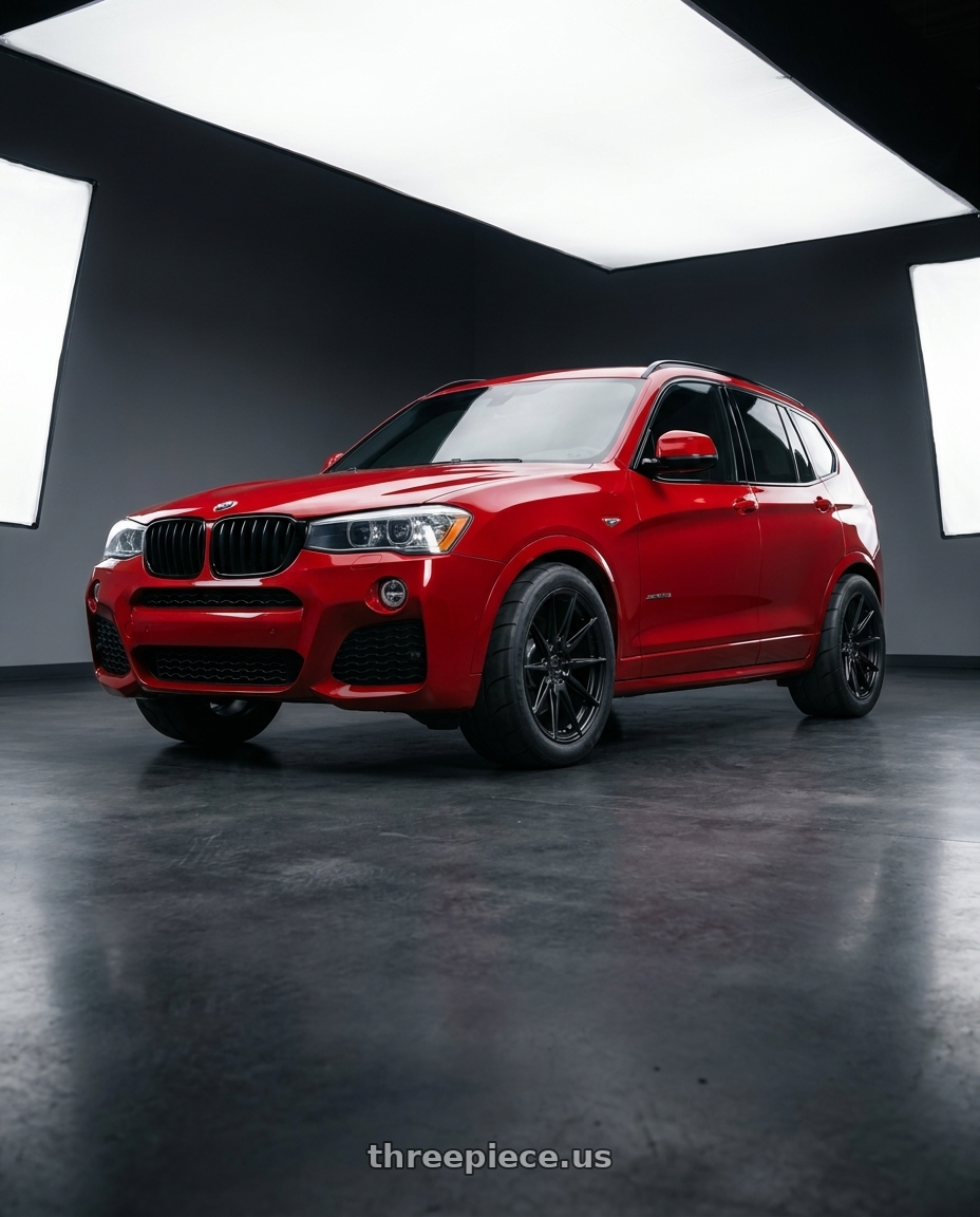 2017 x3 Msport with ADV.1 ADV5.0 5x120 20x9.5 +13 Satin Black wheels
