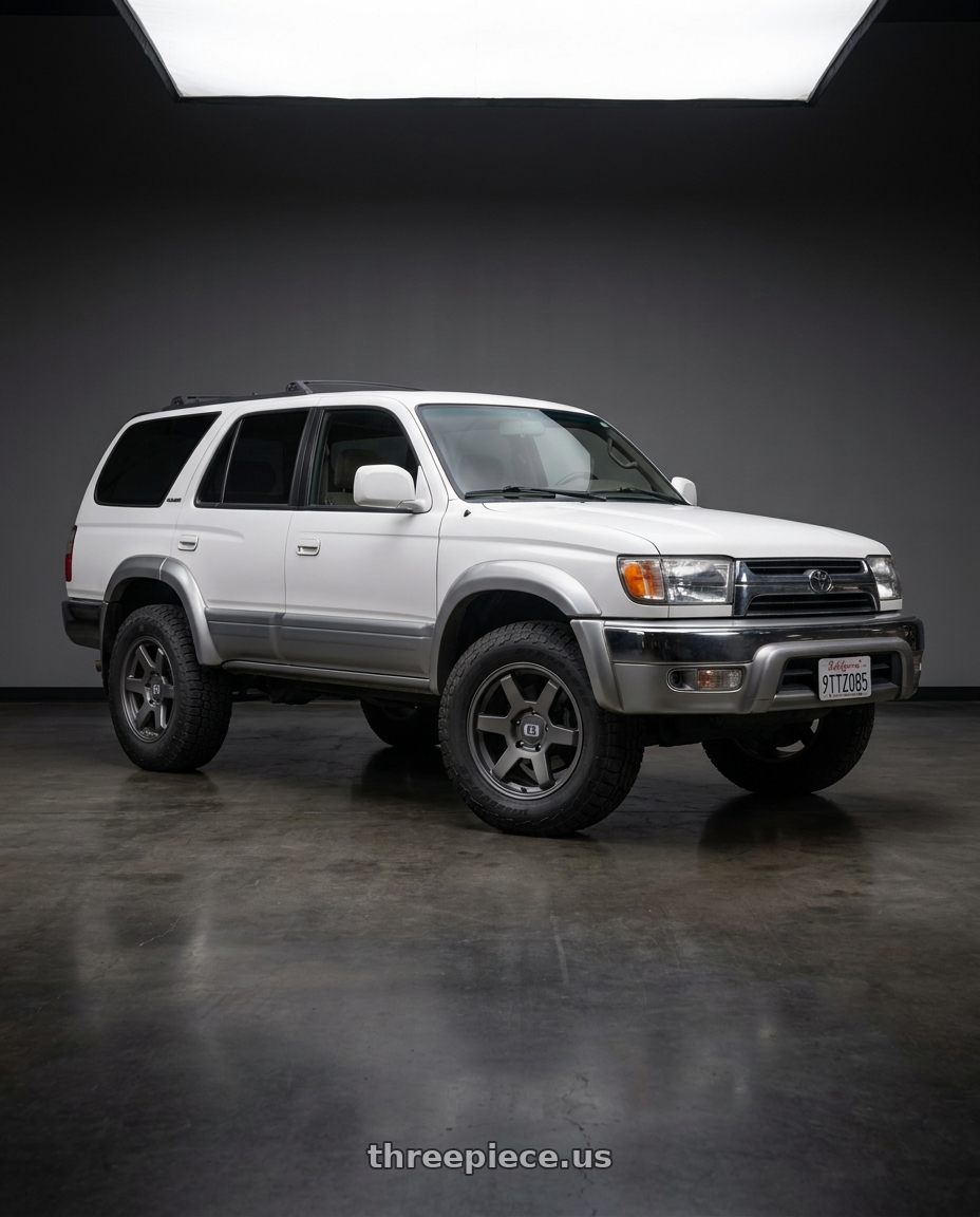1997 Toyota 4Runner with Level 8 MK6 6X139.7 17X9 -12 MATTE GUNMETAL wheels
