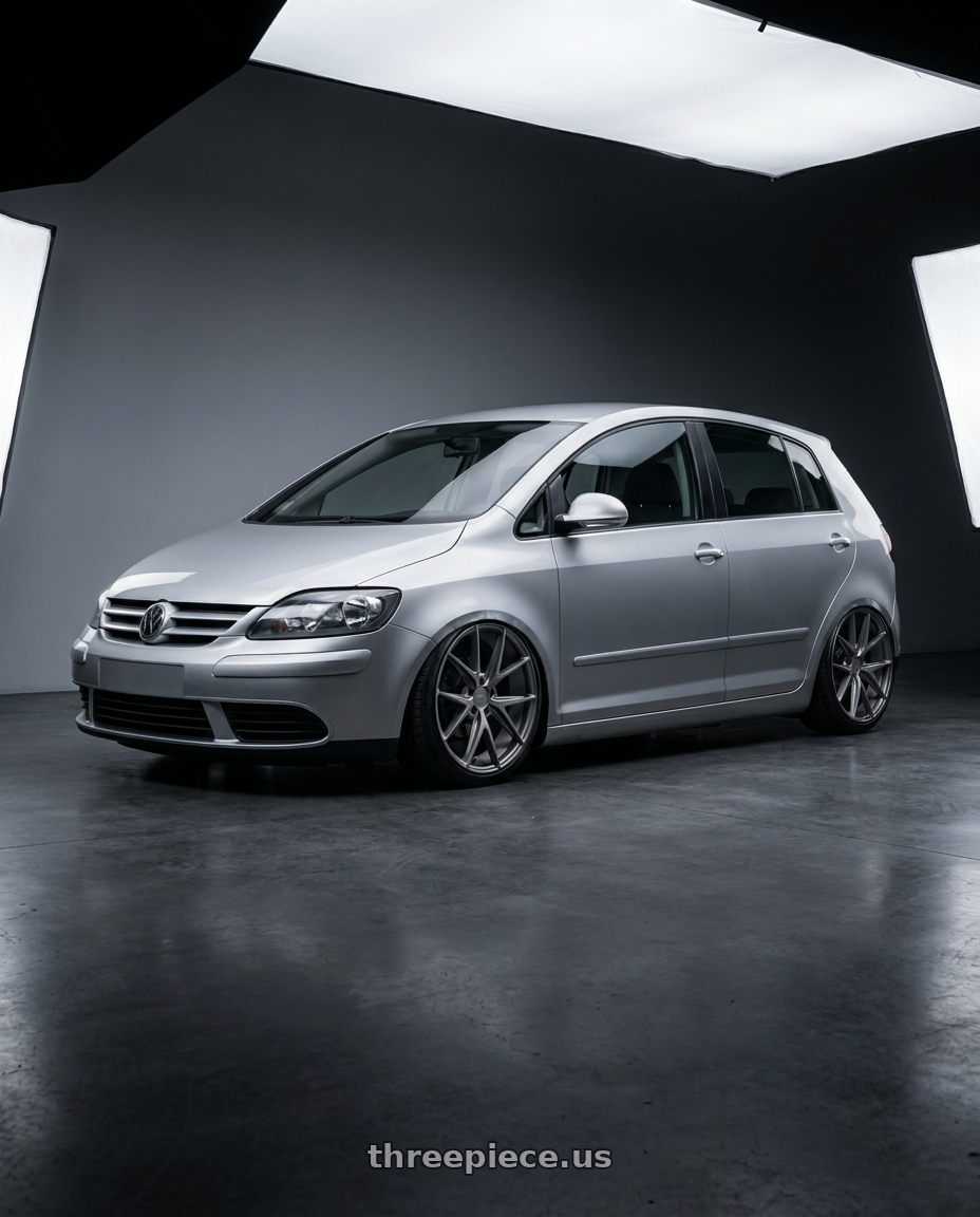 2006 Volkswagen Golf Plus with Niche 1PC M116 MISANO 5X114.3 19X8.5 +33 MATTE GUN METAL wheels