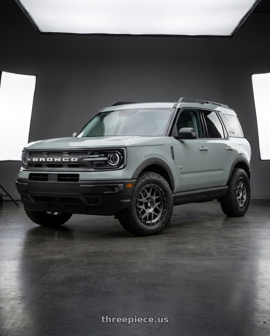 2025 Ford Bronco Sport Outer Banks with XD XD127 BULLY 5X127 20X9 +0 MATTE GRAY BLACK RING wheels