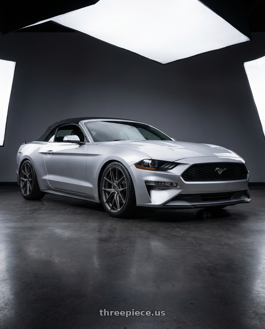 2018 ford mustang with Niche 1PC M116 MISANO 5X114.3 20X10.5 +30 MATTE GUN METAL wheels