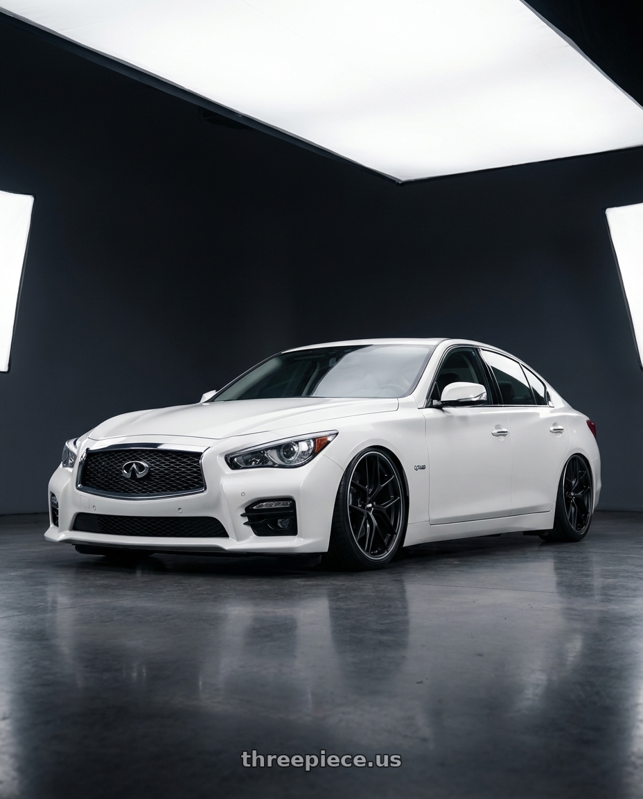 2020 Infiniti Q50 with BBS CC-R 5x114.3 20x9.0+32 Satin Black wheels
