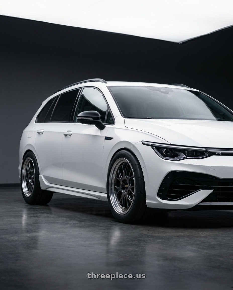 2023 golf variant8 with BBS LM-R 5x112 19x8.5+38 Diamond Black wheels