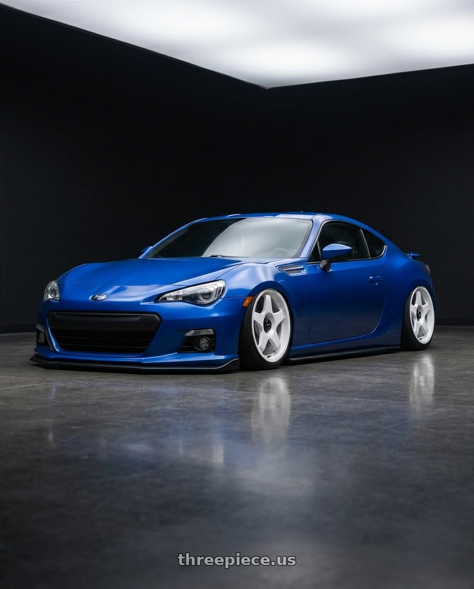 2024 Subaru BRZ with fifteen52 CHICANE 5x114.3 / 5x100 18x8.5 +35 RALLY WHITE (GLOSS WHITE) wheels