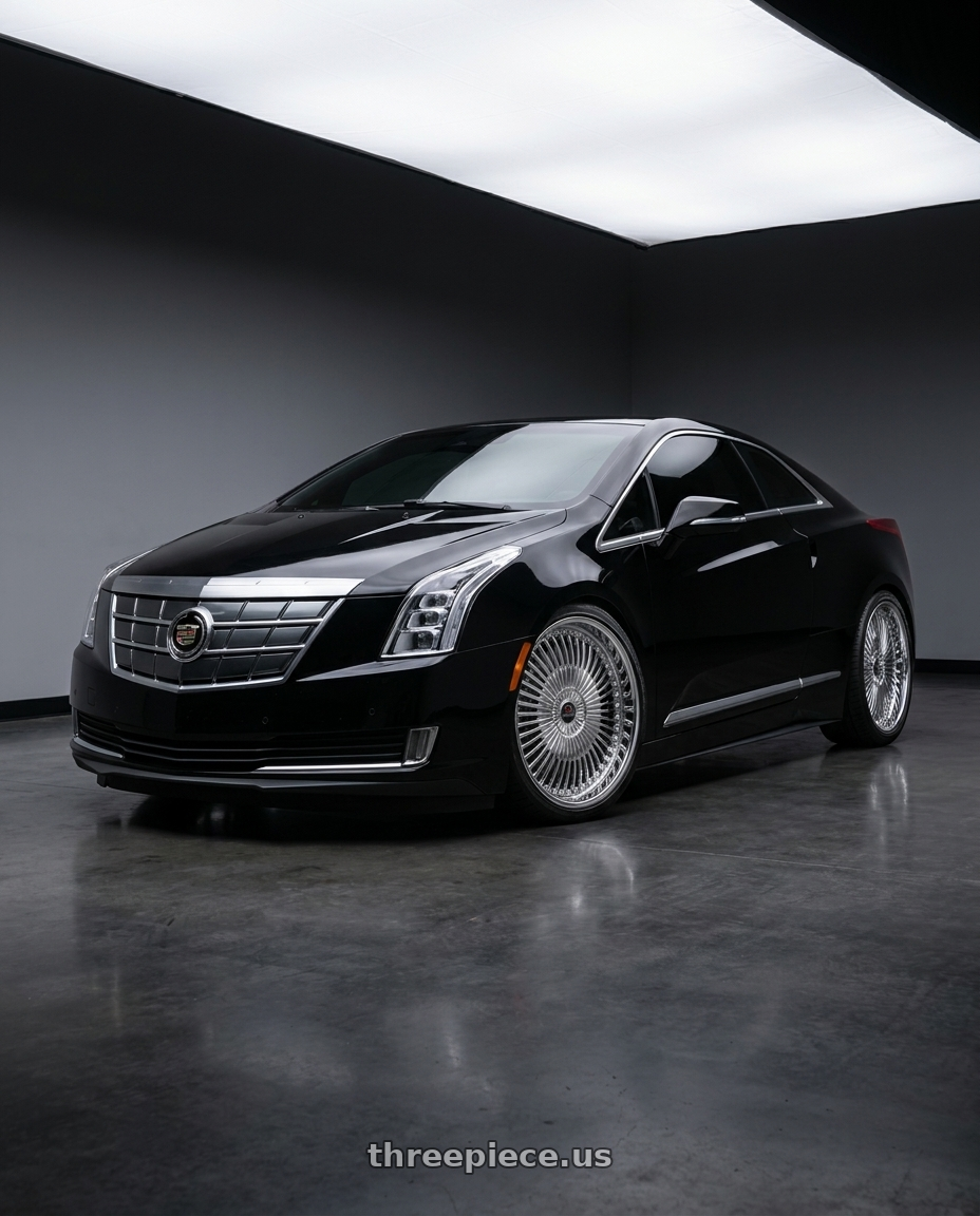 2016 Cadillac ELR with Cavallo CLV-41 5x108/5x114.3 20x8.5 +35 Nano Chrome wheels