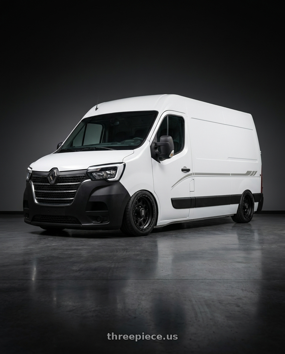 2021 Renault master adesivada with XD XD122 ENDURO 5X114.3 15X9 -12 MATTE BLACK wheels