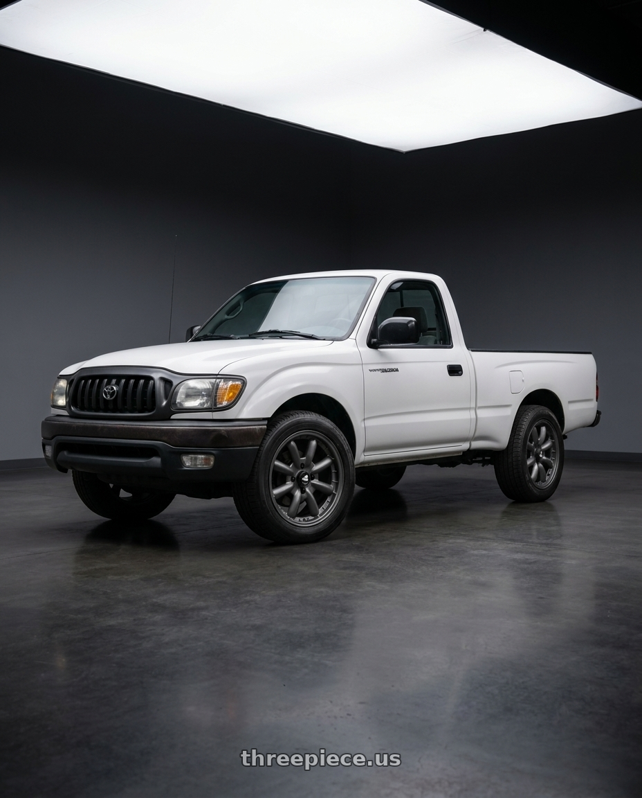 2002 Toyota Tacoma with Enkei Compe 5x114.3 16x7+38 Matte Gunmetal wheels