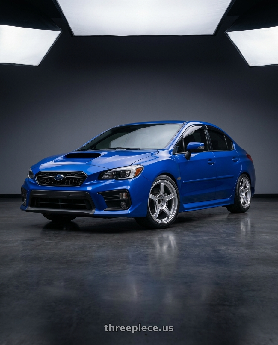 2021 Subaru WRX Limited with Ssr Gtx03 5x114.3 18x9.5+38  PLATINUM SILVER wheels