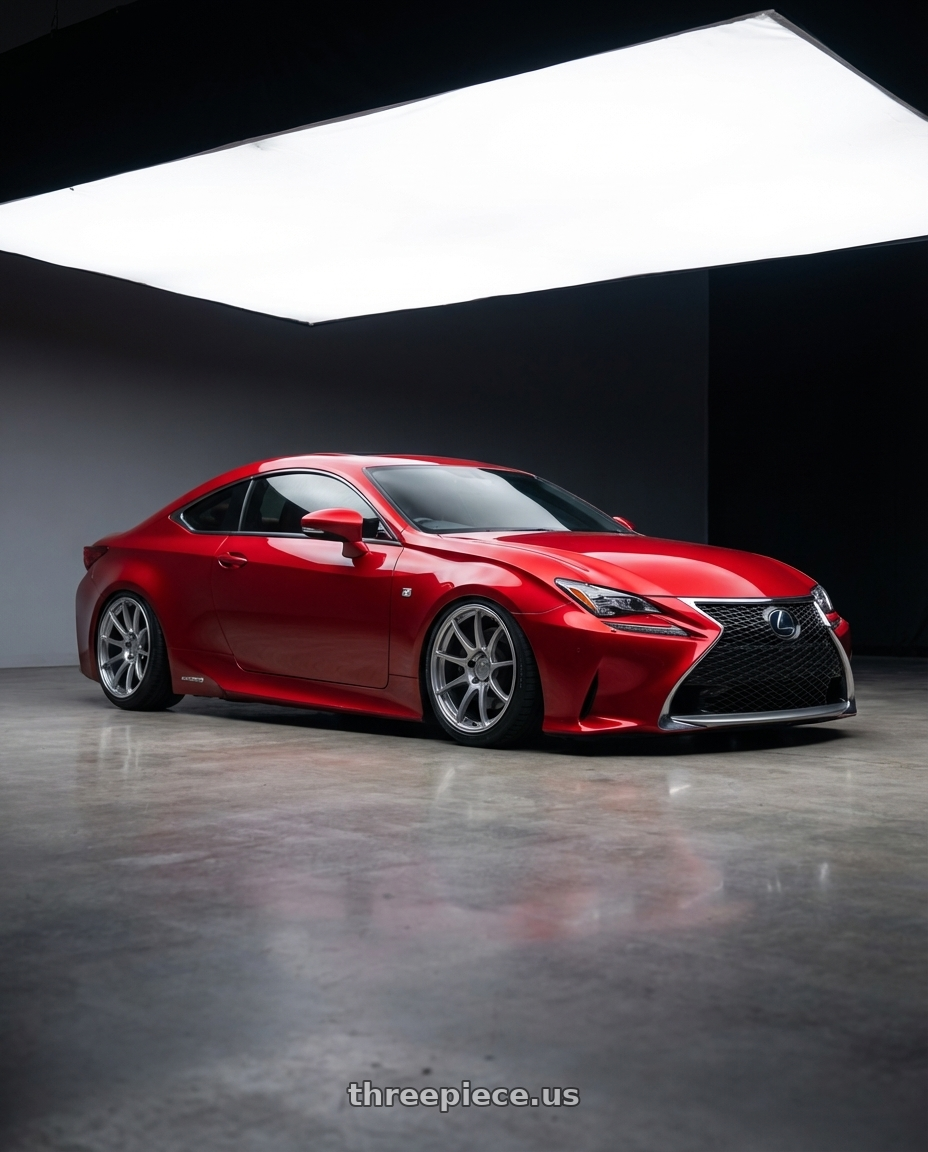 2018 Lexus RC F with Ssr Gtv02 5x114.3 19x8.5+38  GLARE SILVER wheels