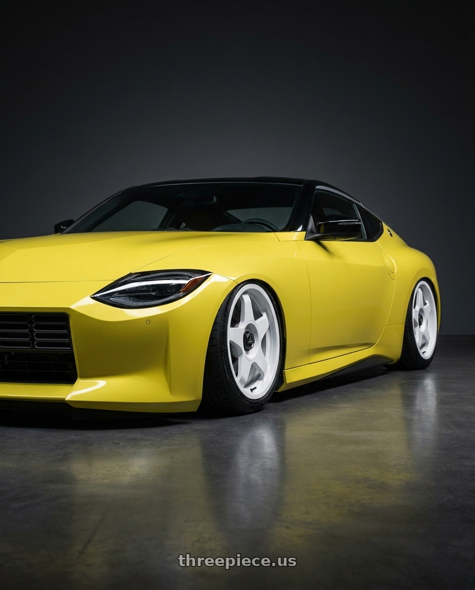 2024 Nissan Z with fifteen52 CHICANE 5x114.3 / 5x120 19x8.5 +35 RALLY WHITE (GLOSS WHITE) wheels