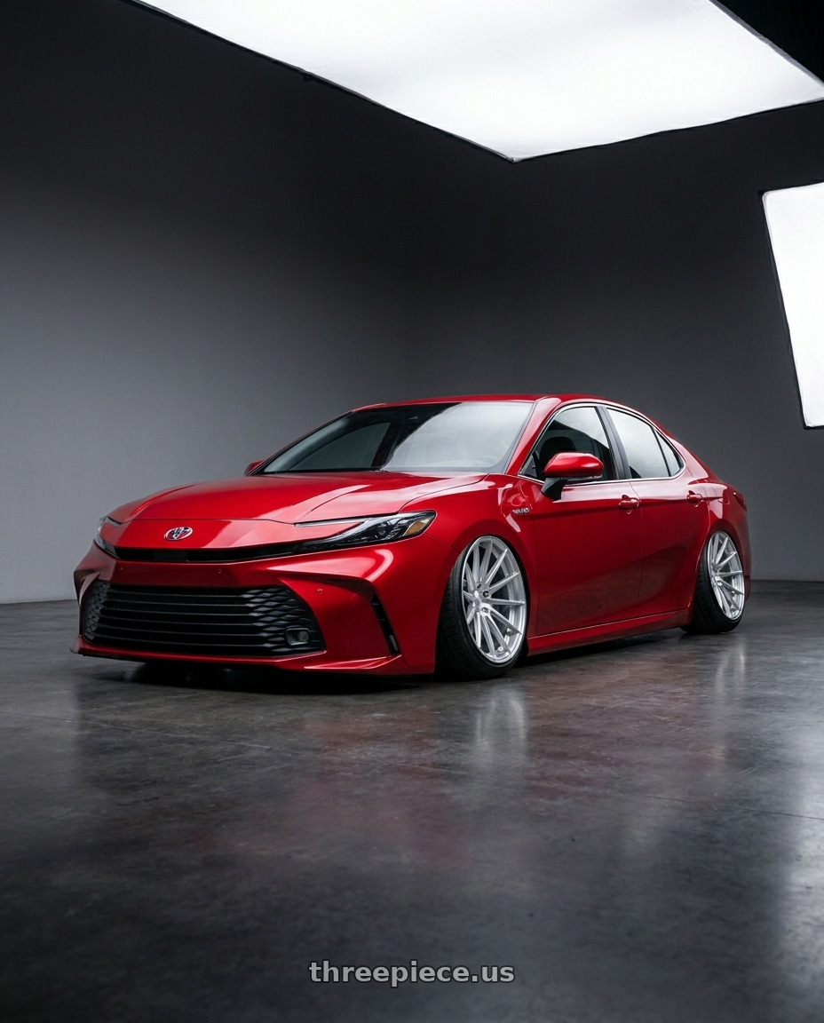 2026 Toyota Camry with Avant Garde Wheels M615 BLANK 20x10 +BLANK Silver Machine wheels