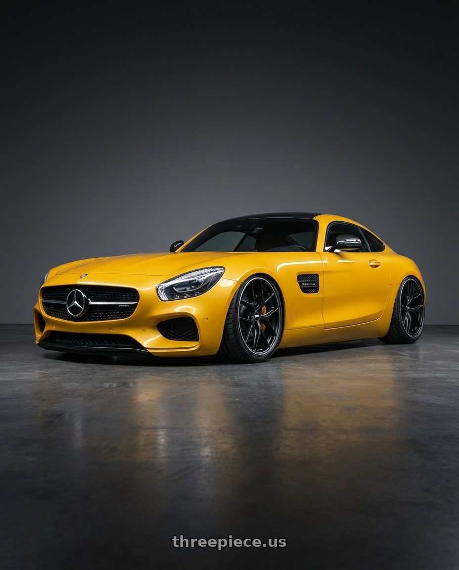 2019 Mercedes-Benz AMG GT with BBS CC-R 5x112 20x9.5+20 Satin Black wheels