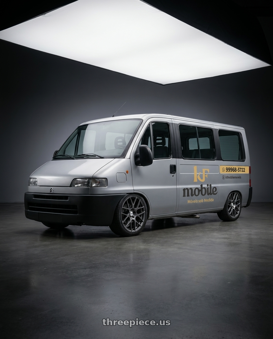 citroen jumper 2004 minu bus, adesivada with TSW NURBURGRING 5X114.3 17X7.5 +45 MATTE GUNMETAL wheels
