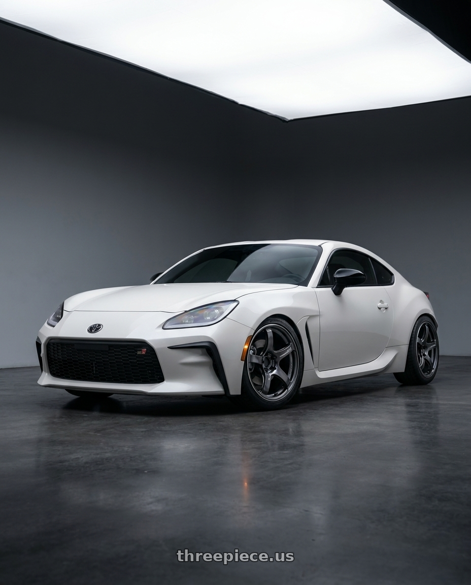 2026 toyota gr86 with Advan Racing TC4 5x100 18x8.5 +45 RACING GUNMETALLIC & RING wheels