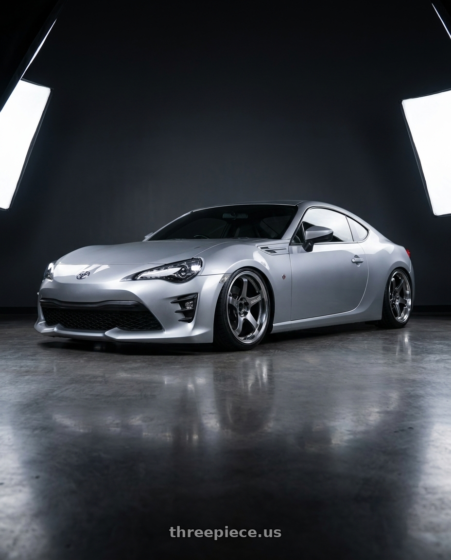 2021 Toyota Gt86 with Advan Racing GT PV 5x114.3 19x9.5 +50 MACHINING & HYPER PLATINUM BLACK wheels