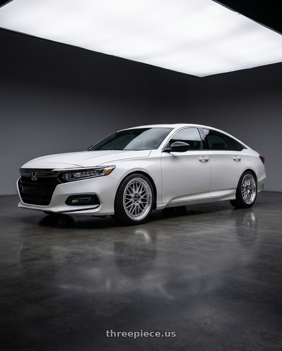 2020 Honda Accord Sport with BBS LM 5x114.3 19x8.5+43 Diamond Silver wheels