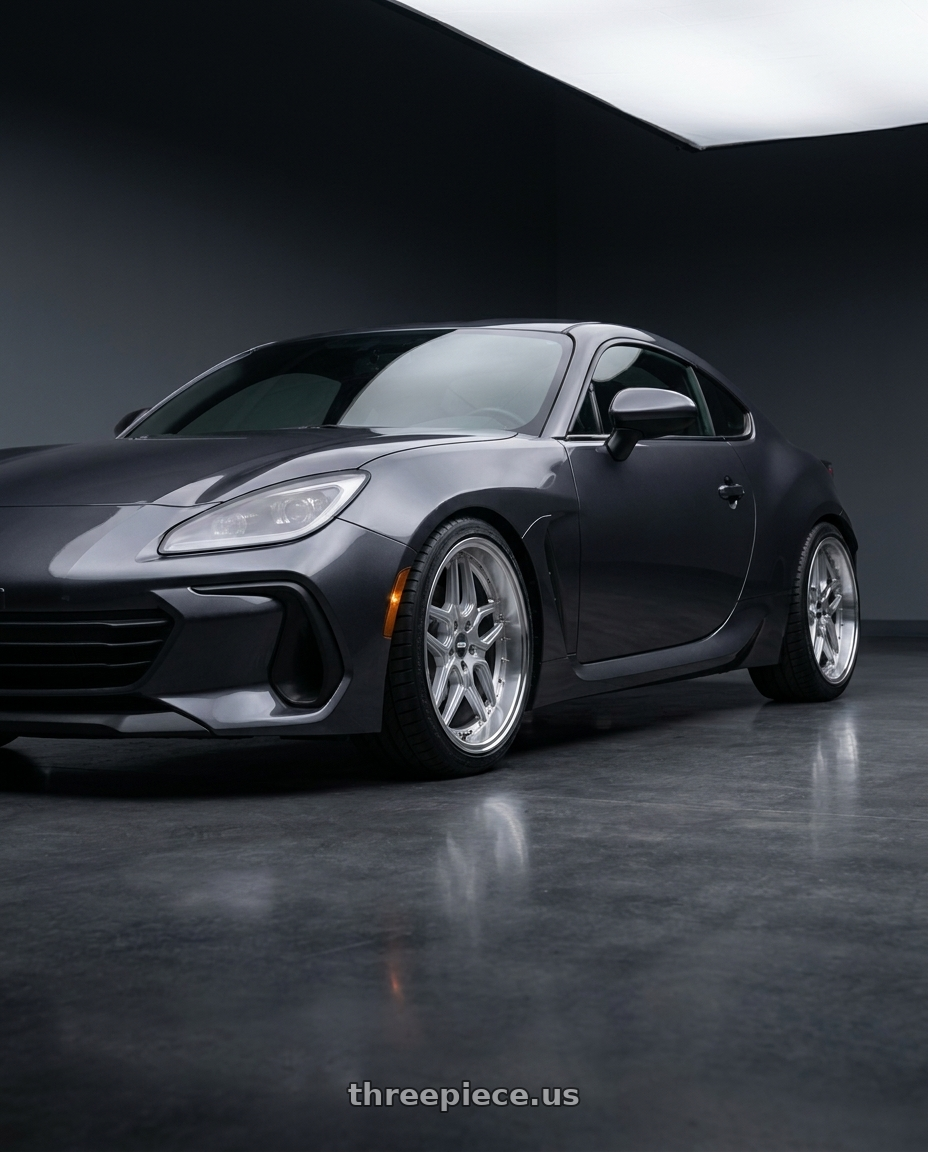 2023 Subaru BRZ premium with ESR Wheels CS SERIES CS15 5x100 18x9.5 +35 Hyper Silver wheels