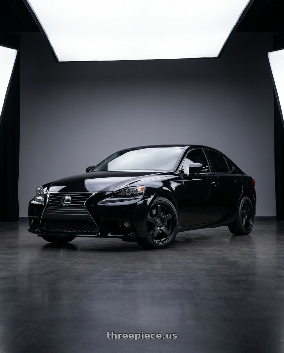 2015 Lexus Is250 with Petrol P1B 5X114.3 17X8 +40 MATTE BLACK wheels