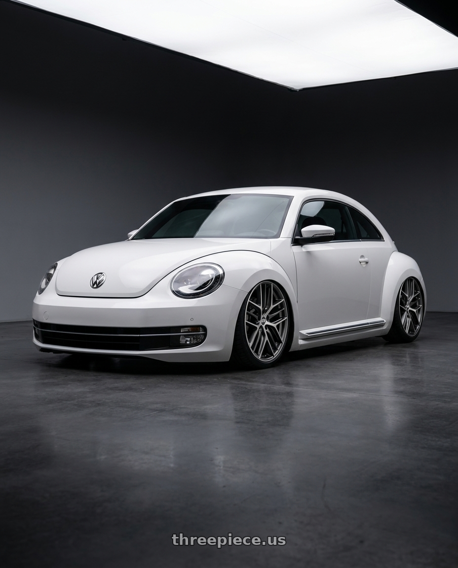 2016 Volkswagen Beetle Turbo with BBS CC-R 5x112 19x9.0+42 Graphite w/ Diamond Cut Face wheels