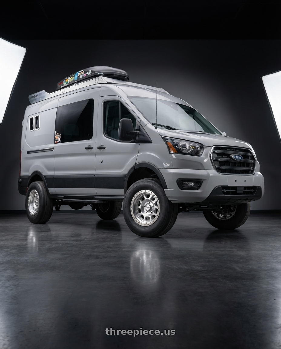 2023 Ford Transit with XD XD132 RG2 6X139.7 18X9 +0 MACHINED wheels