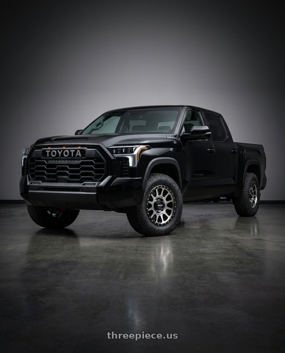 2022 Toyota Tundra Limited with Method Race Wheels 305MB NV 6x139.7 17x8.5 +0 MACHINED - MATTE BLACK LIP wheels