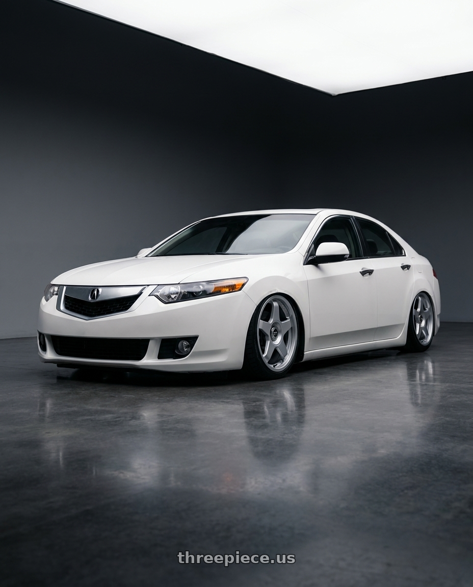 2013 Acura TSX with fifteen52 CHICANE 5x114.3 / 5x120 19x8.5 +35 SPEED SILVER (GLOSS SILVER) wheels