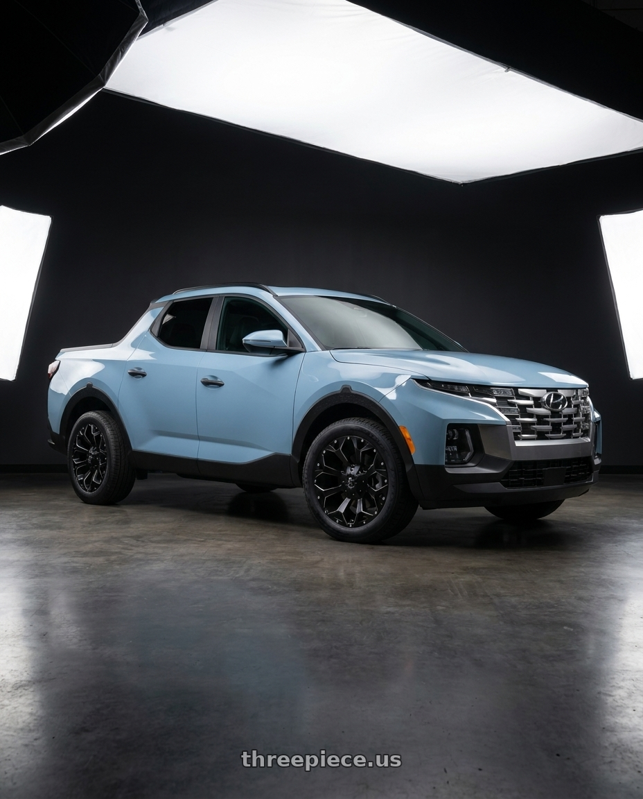 2026 Hyundai Santa Cruz SEL Activity  with Fuel 1PC D546 ASSAULT 5X114.3/5X120 20X9 +35 MATTE BLACK MILLED wheels