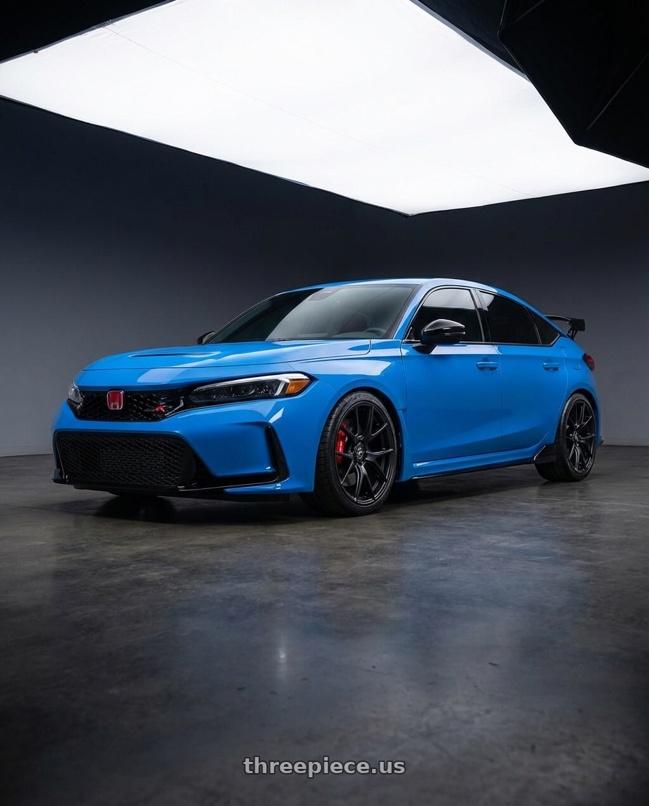 2020 Honda Civic Type R with Forgestar CF5V 5x120 19x9 +38 Satin Black wheels