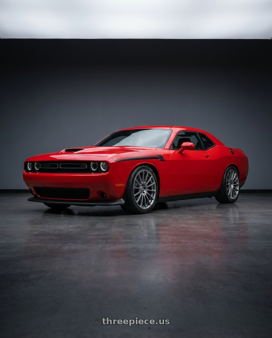 2021 Dodge Challenger GT AWD with Vision Street-Designs 477 Monaco 5x115 20x8.5+35 Graphite wheels
