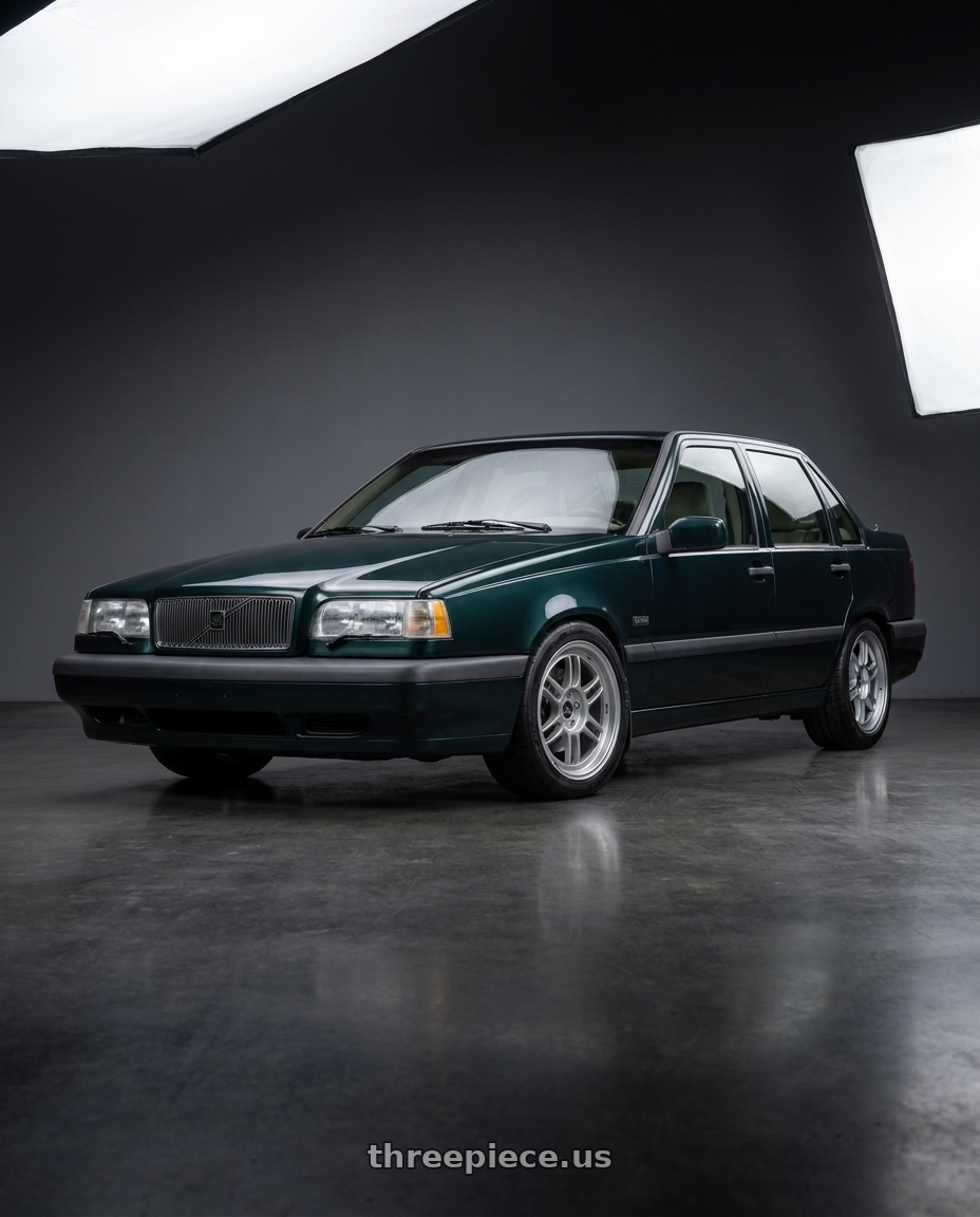 1995 Volvo 850 with Enkei RPF1 5x114.3 17x8.5+30 Silver wheels