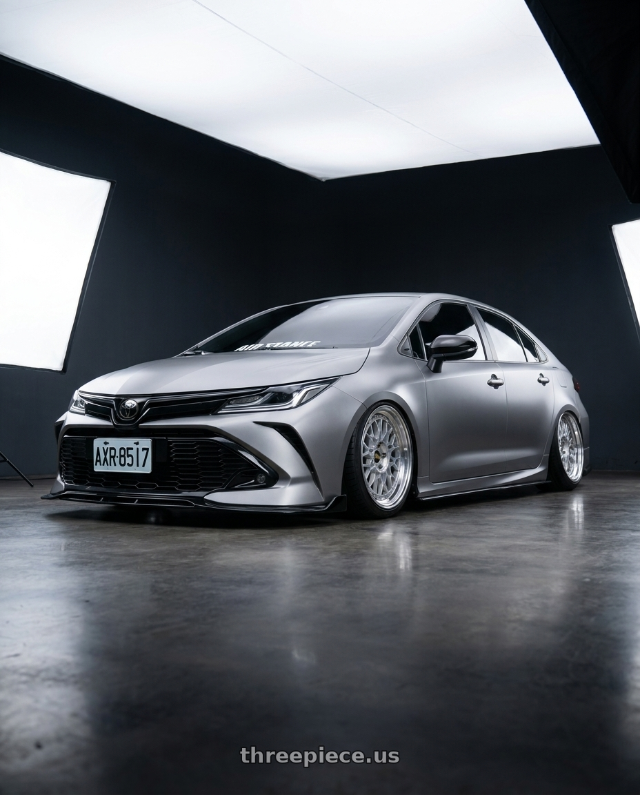 2022 Toyota altis with BBS LM 5x120 19x10.0+25 Diamond Silver wheels