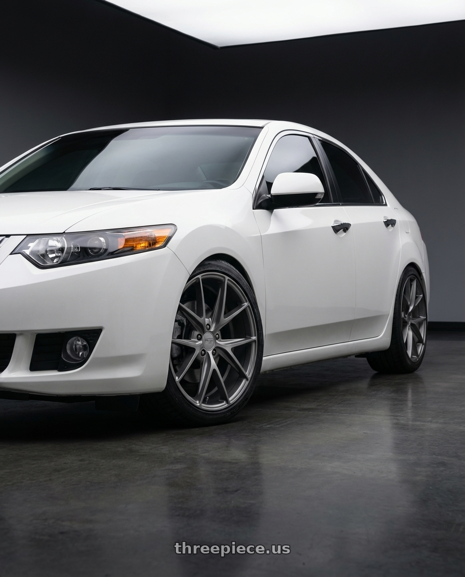 2013 Acura TSX with Niche 1PC M116 MISANO 5X114.3 18X9.5 +40 MATTE GUN METAL wheels