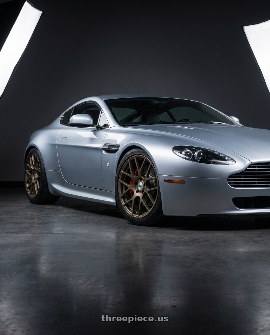 2011 Aston Martin V8 Vantage with TSW NURBURGRING 5X114.3 17X7.5 +45 MATTE BRONZE wheels