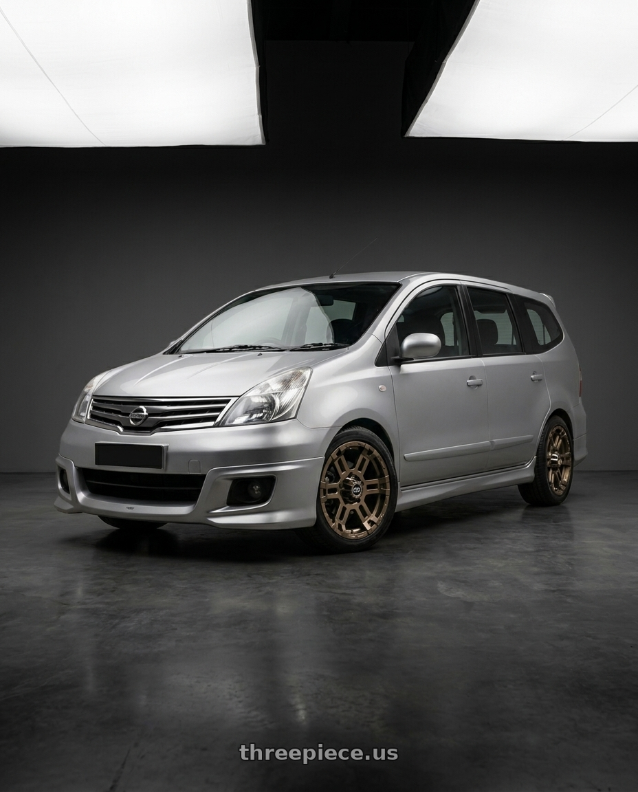 2010 Nissan Grand Livina 18 Impul with Enkei Commander 6x139.7 18x8.5+10 Bronze wheels