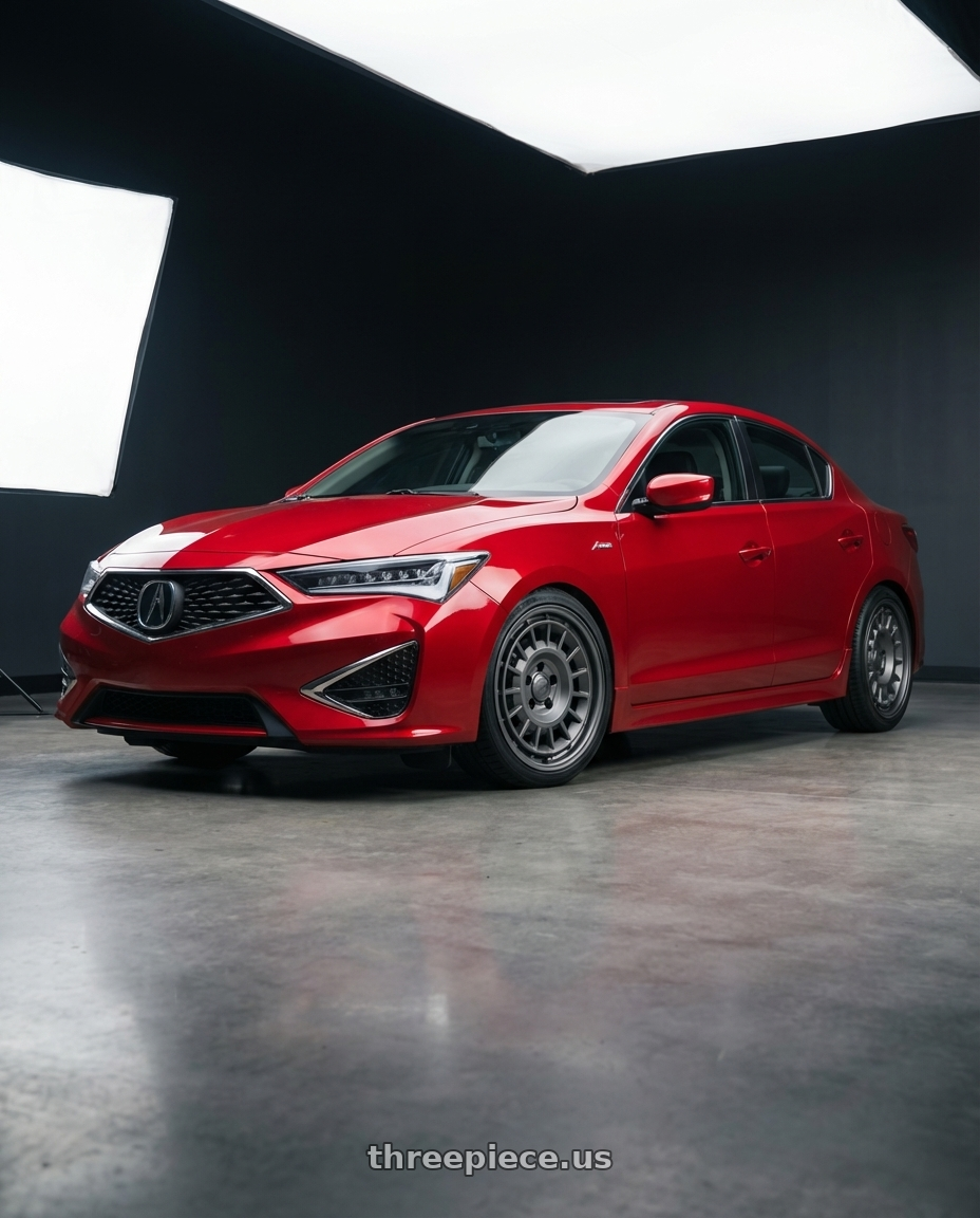 2012 Acura ILX with fifteen52 ALPEN MX 5x114.3 17x8 +38 FROSTED GRAPHITE (SATIN GREY) wheels