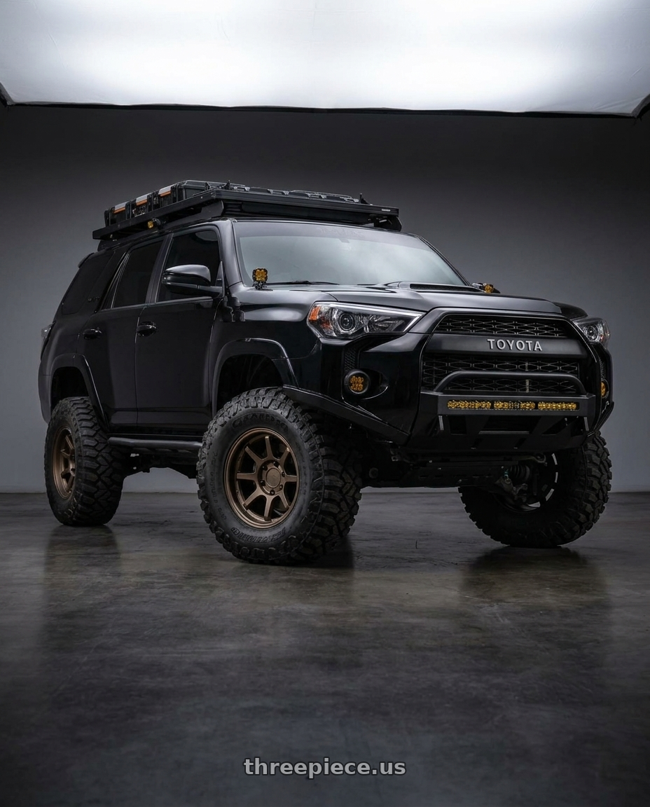 2017 Toyota 4Runner with Gram Lights 57DR-X 6x139.7 18x9 +0 DARK BRONZE wheels