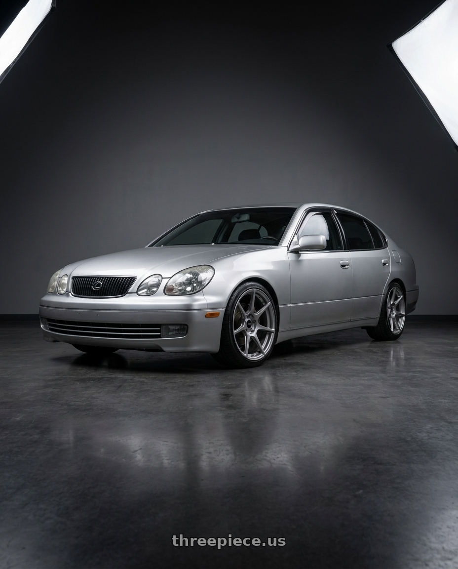 2001 Lexus gs300 with Enkei TFR 5x114.3 19x9.5+35 Storm Gray wheels