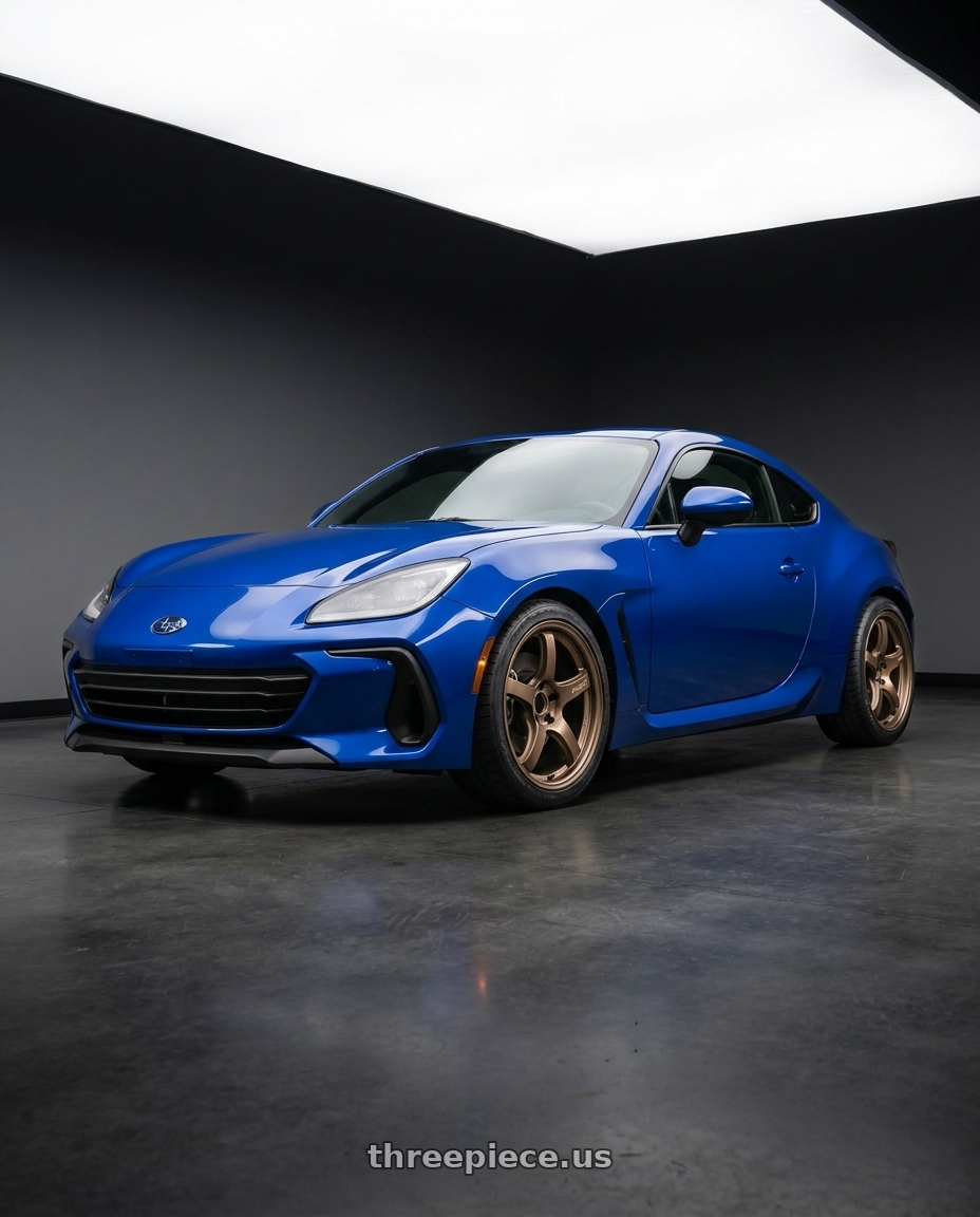2023 SUBARU BRZ with Gram Lights 57CR 5x114.3 17x9+38 Bronze II wheels
