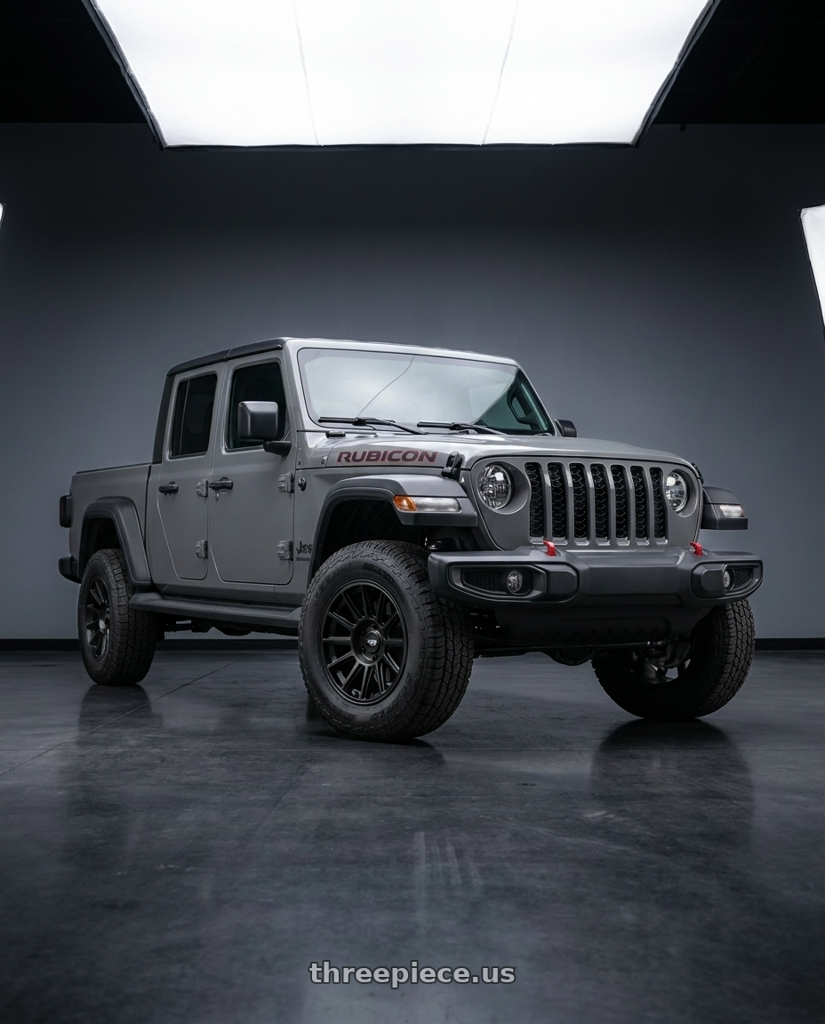 2021 Jeep Gladiator Sport with Dirty Life Journey 9316 5x127 17x8.5+0 Matte Black wheels