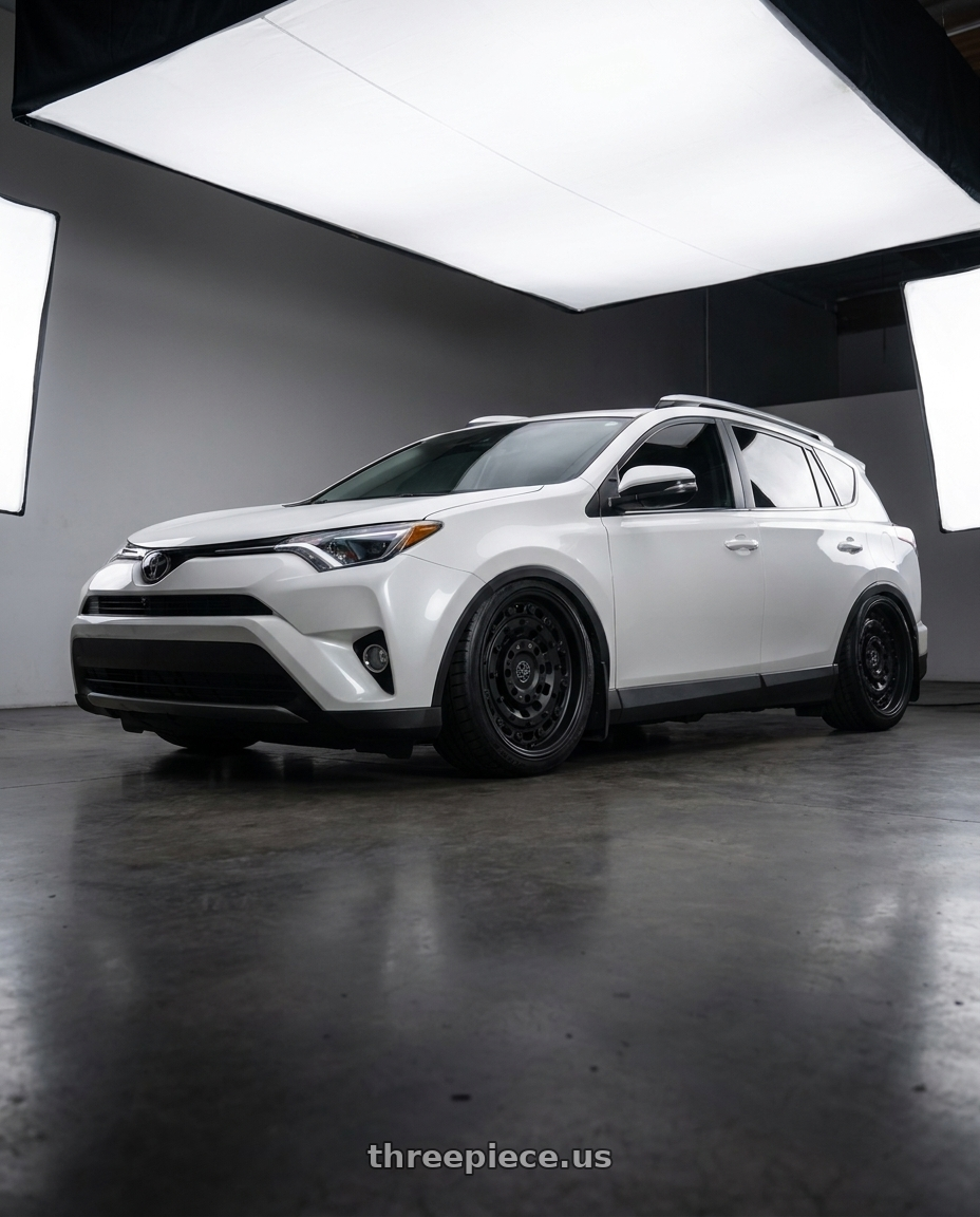 2018 Toyota Rav4 with Black Rhino Hard Alloys ARS 5x130 20x9.5 -18 TEXTURED MATTE BLACK wheels