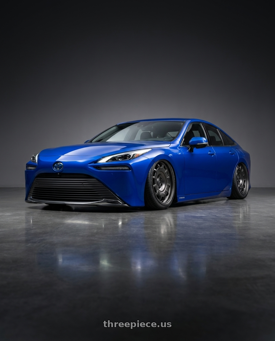 2024 Toyota Mirai with fifteen52 BUNDT SV 6x130 17x8 +40 ASPHALT BLACK (SATIN BLACK) wheels