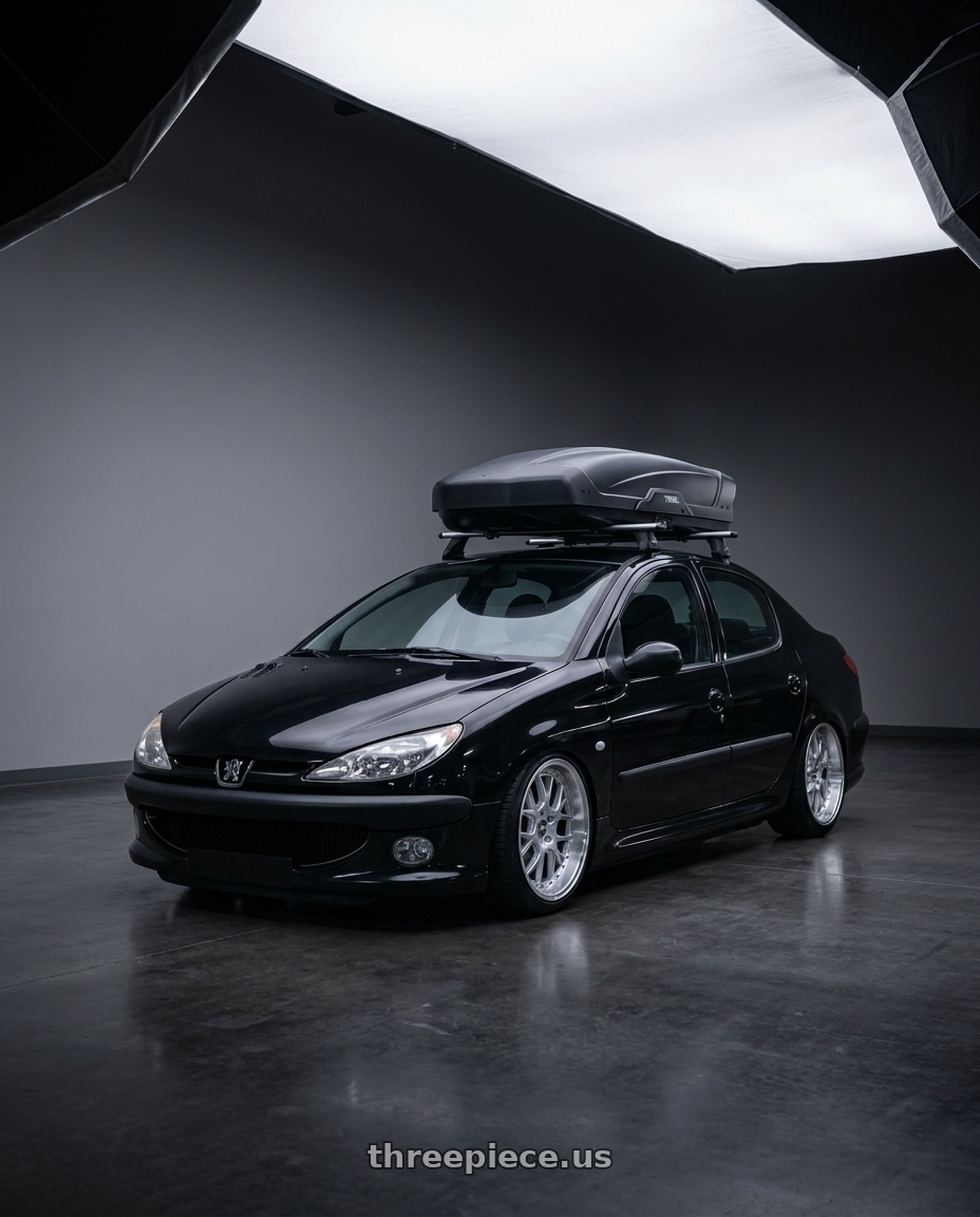 2011 Peugeot 206 SD with ESR Wheels CS SERIES CS11 5x100 18x8.5 +30 Hyper Silver wheels