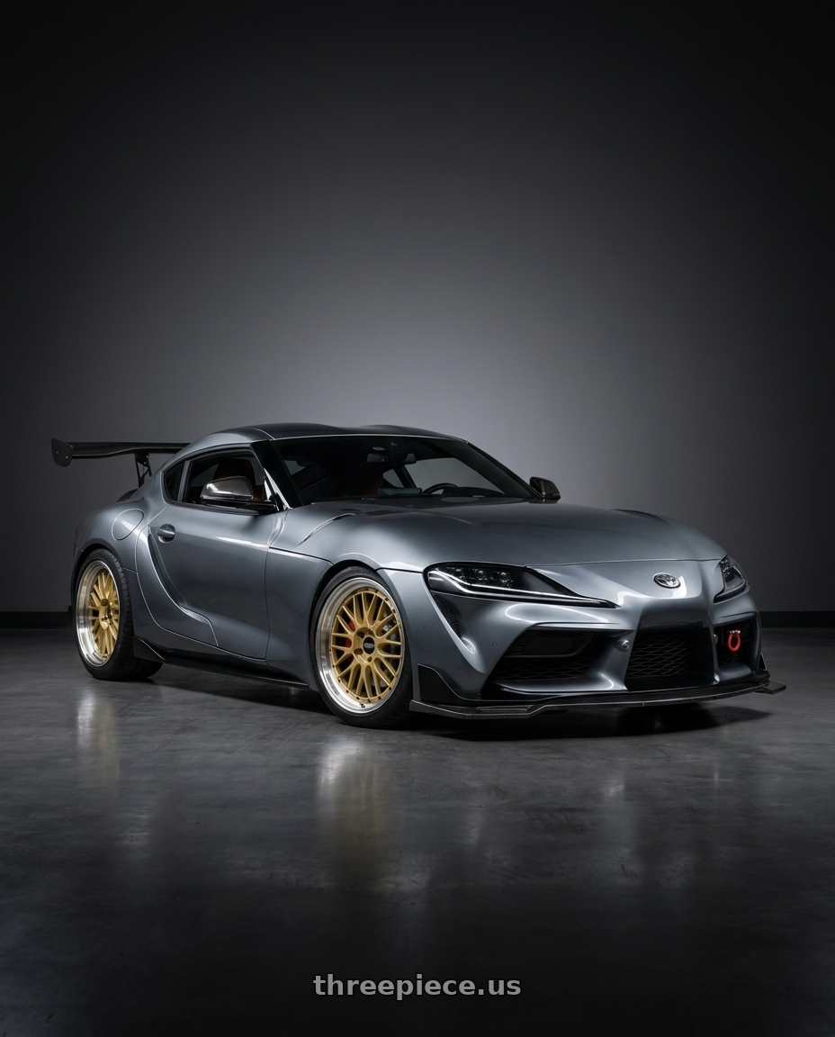 2019 TOYATA SUPRA with BBS LM 5x112 19x9.0+42 Gold wheels