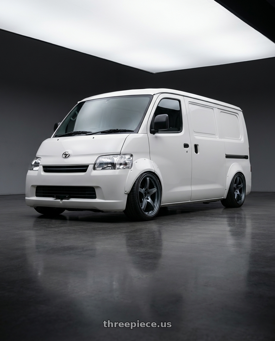 2025 Toyota Town Ace with Gram Lights 57CR 5x114.3 19x9.5+45 Gunblue II wheels