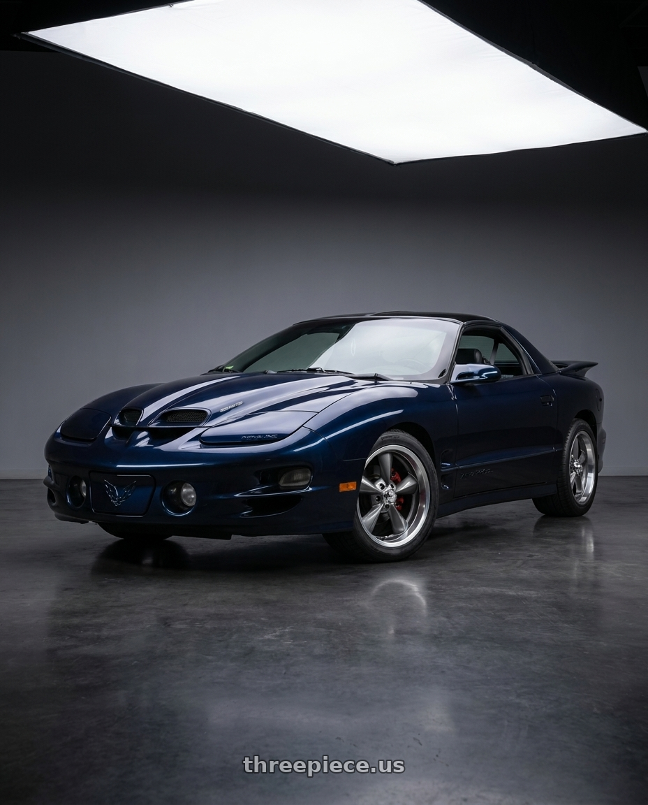 1999 pontiac trans am with BG Rod Works Old School 5x120.65 17x9.5+6 Gun Metal Machined Lip wheels