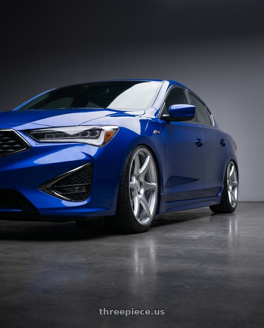 2021 Acura ilx a spec with Kansei K11S Tandem 5x114.3 18x9 35 Hyper Silver wheels