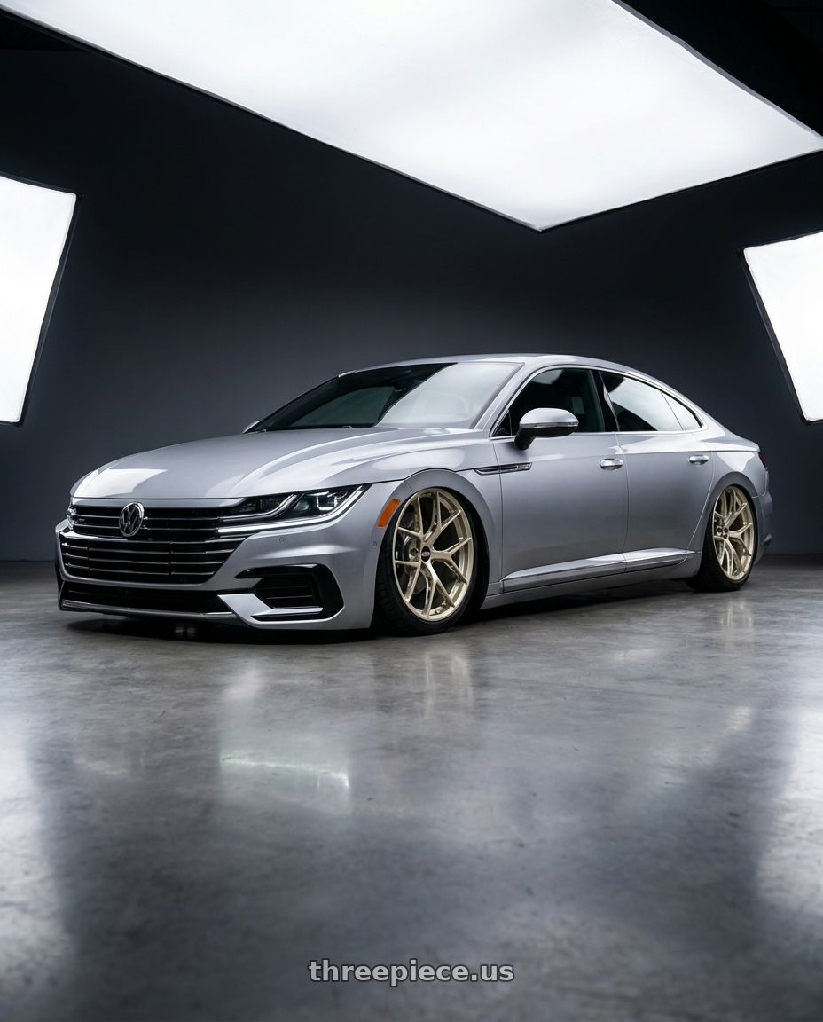 2020 Vw arteon r with BBS FI-R Evo 5x112 19x9.5+15 White Gold wheels